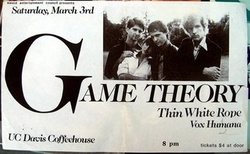 Game Theory / Thin White Rope / Vox Humana on Mar 3, 1984 [535-small]