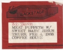 Meat Puppets / Sweet Baby Jesus on Feb 4, 1988 [542-small]