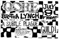 Qore / Brotha Lynch / The Subtle Plague / Overpass on Jul 9, 1993 [611-small]