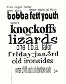 Lizards / The Knockoffs / Boba Fett Youth on Jan 3, 1997 [616-small]
