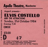 Elvis Costello and the Attractions / The Pogues on Oct 21, 1984 [688-small]