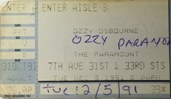 Ozzy Osbourne on Jan 25, 1992 [725-small]