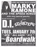 Marky Ramone and the Speedkings / D.I. / Secretions on Jan 7, 2003 [845-small]