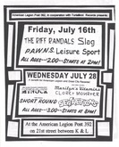 Riff Randals / Slag / P.A.W.N.S. / Leisure Sport on Jul 16, 1999 [871-small]