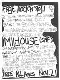 Secretions / Milhouse USA / The Peeping Toms / The Aphrodisiacs / Riff Randals on Nov 21, 1998 [874-small]
