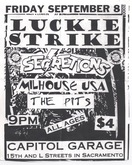 Luckie Strike / Secretions / Milhouse SMF / The Pits on Sep 8, 2000 [906-small]