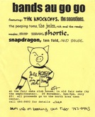 Readymades / Shakedown / Shorty / Tenfold / Secretions / Snapdraggin / Singe / The Peeping Toms / The Knockoffs / The Jocks / Group Therapy on Nov 20, 1999 [910-small]