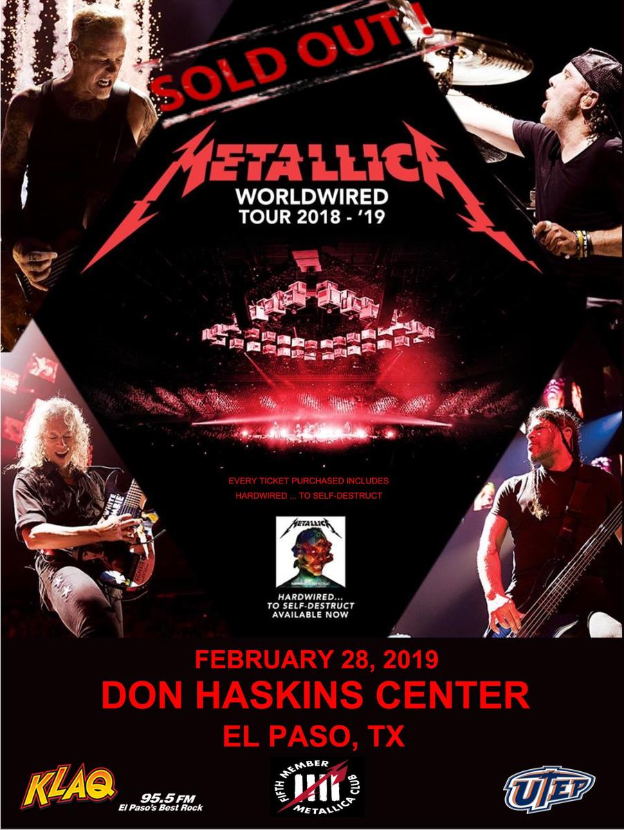 Concert History of Don Haskins Center, UTEP El Paso, Texas, United