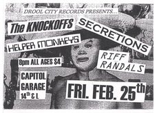 Secretions / The Knockoffs / Riff Randals / Helper Monkeys on Feb 25, 2000 [966-small]