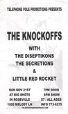 The Knockoffs / Diseptikons / Secretions / Little Red Rocket on Nov 28, 1999 [974-small]