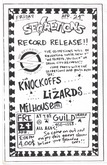 Secretions / The Knockoffs / Lizards / Milhouse on Apr 24, 1998 [135-small]