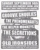 Groovie Ghoulies / Helper Monkeys / Secretions / The Phenomenauts on Sep 14, 2003 [147-small]