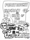 Forethought / Isocracy / Sins of the Flesh on Jun 5, 1987 [470-small]