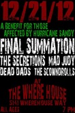 Secretions / Final Summation / Dead Dads / Mad Judy / Scowndrolls on Dec 21, 2012 [891-small]