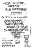 Capitalist Casualties / Surrogate Brains / Operation Ivy / Isocracy / Crimpshrine on Feb 14, 1988 [898-small]