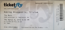 Asking Alexandria / Trivium / Dir En Grey / Motionless In White / I See Stars / The Amity Affliction on Apr 5, 2012 [476-small]