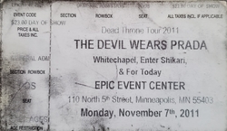 The Devil Wears Prada / Enter Shikari / Whitechapel / For Today on Nov 7, 2011 [488-small]