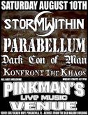 Storm Within / Parabellum / Dark Con of Man / Konfront the Khaos on Aug 10, 2019 [513-small]
