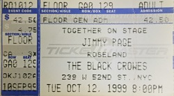 Jimmy Page / The Black Crowes on Oct 12, 1999 [522-small]