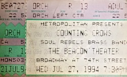Counting Crows / Soul Rebels Brass Band on Jul 27, 1994 [533-small]