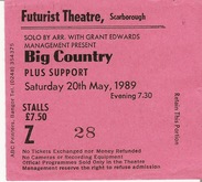 Big Country / Cry Before Dawn on May 20, 1989 [961-small]