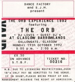 The Orb / DJ Lewis on Oct 19, 1992 [058-small]