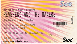 Reverend and The Makers / The Ting Tings on Oct 4, 2007 [280-small]