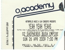 Yeah Yeah Yeahs / Joe Gideon & The Shark / Lovvers on Apr 26, 2009 [298-small]