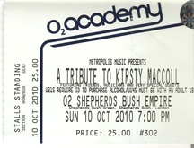 A Tribute To Kirsty Maccoll on Oct 10, 2010 [315-small]
