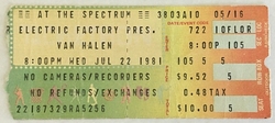 Van Halen / The Fools on Jul 22, 1981 [440-small]
