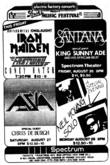Santana / King Sunny Ade on Aug 26, 1983 [487-small]