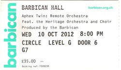 Aphex Twin / The Heritage Orchestra on Oct 10, 2012 [499-small]