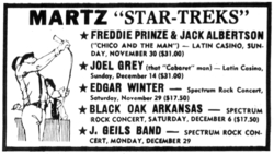 Edgar Winter / Manfred Mann's Earth Band / Kansas on Nov 29, 1975 [610-small]