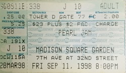Pearl Jam / Ben Harper & The Innocent Criminals on Sep 11, 1998 [828-small]