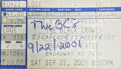 The Black Crowes on Sep 22, 2001 [999-small]