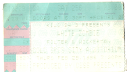 White Zombie / Filter / wickerman on Feb 29, 1996 [309-small]