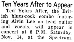Ten Years After / Procol Harum / Leon Russell on Nov 14, 1970 [813-small]
