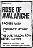 The Rose Of Avalanche  / Broken Faith on Nov 1, 1989 [876-small]