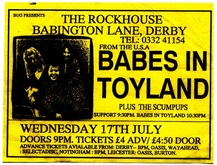 Babes in Toyland / Scum Pups on Jul 17, 1991 [878-small]