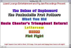 The Dukes of Haphazard / Bad Taste / What You Did / Uncle Chester's Triumphant Return / Lettercow / COBRA on Jun 4, 2006 [892-small]