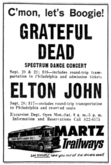 Grateful Dead / Doug Sahm on Sep 20, 1973 [903-small]