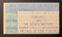 Foreigner / The Doobie Brothers on Aug 19, 1994 [034-small]