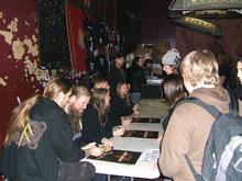 Amon Amarth signing autographs. They were cool af, as expected! I still have my signed poster and ticket :), tags: Amon Amarth, Crowd, The Masquerade - Amon Amarth / Sonic Syndicate / Bury Me Breathing on Nov 28, 2007 [098-small]