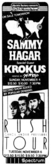 Sammy Hagar / Krokus on Nov 4, 1984 [180-small]