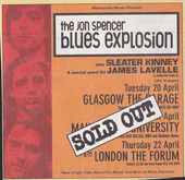 The Jon Spencer Blues Explosion / Sleater Kinney on Apr 22, 1999 [240-small]
