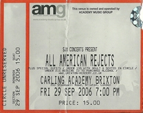 The All-American Rejects / Matchbook Romance / The Format on Sep 29, 2006 [294-small]
