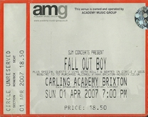 Fall Out Boy / Cobra Starship / Shiny Toy Guns on Apr 1, 2007 [353-small]