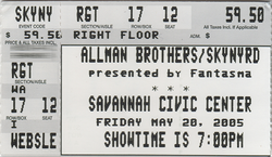 The Allman Brothers Band / Lynyrd Skynyrd / Jeffery Steele on May 20, 2005 [398-small]