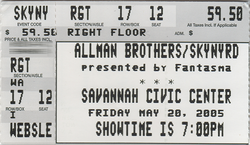 Lynyrd Skynyrd / Jeffery Steele / The Allman Brothers Band on May 20, 2005 [398-small]
