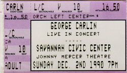 George Carlin on Dec 2, 1990 [405-small]